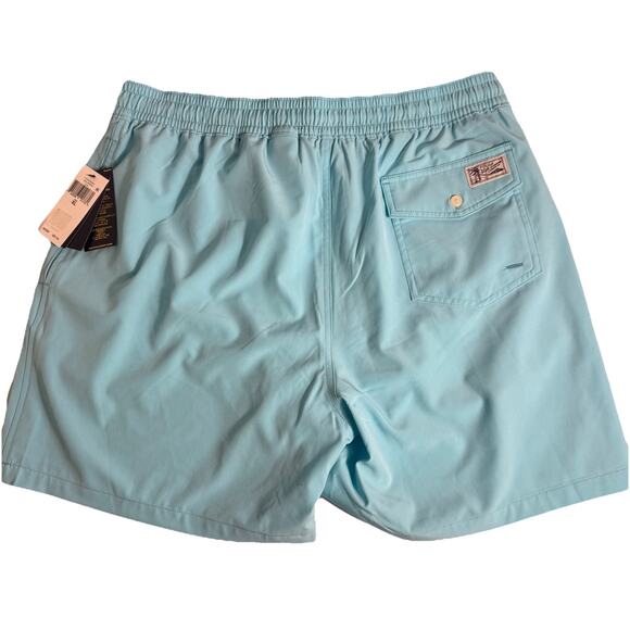 Polo Ralph Lauren Men's Swim Trunk X-Large Blue Polyester MSRP $85 - Picture 5 of 9